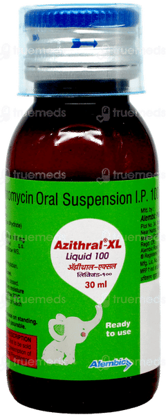 Azithral Xl 100 Liquid 30Ml Azithral Xl 100 Liquid 30Ml